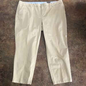 JCP Pants Womens Size 20W Beige Chinos